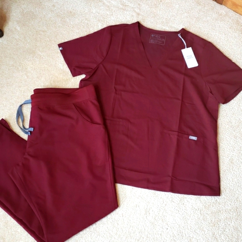 FIGS NWT Women's Casma Scrub Top & Kade Scrub Pants Sz 2XL